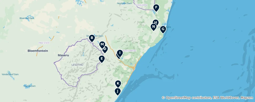Mappa di Scenic Viewpoints
