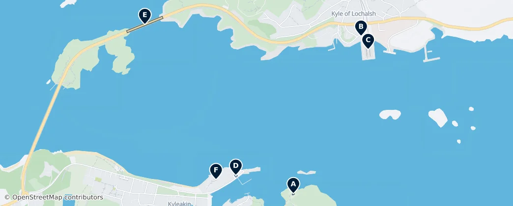 Kyle of Lochalsh Essentials — Mapa