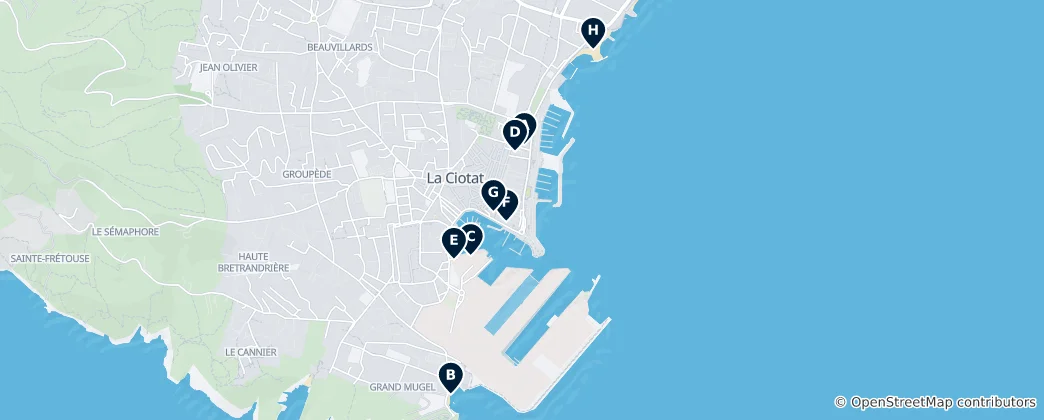 Map of La Ciotat Essentials