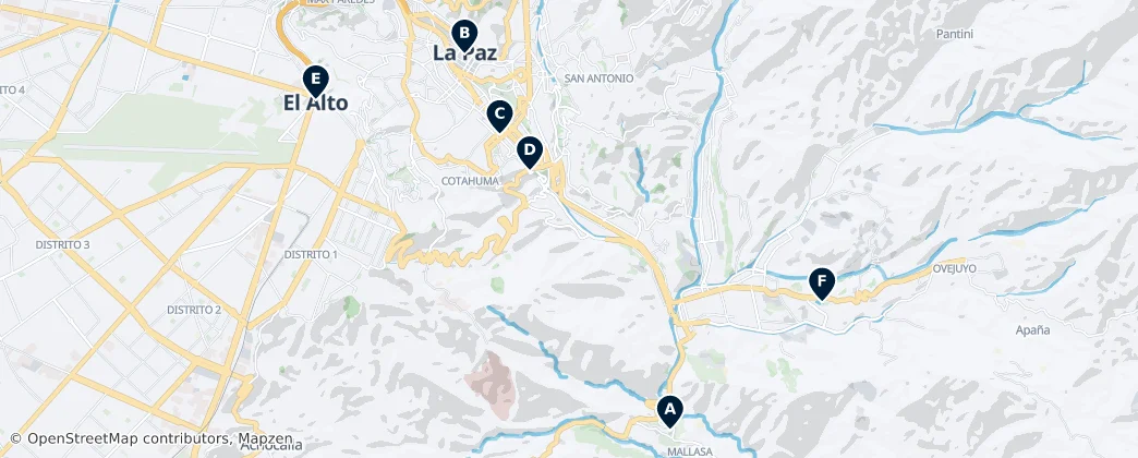 Parks & Artistic Spaces — mapa