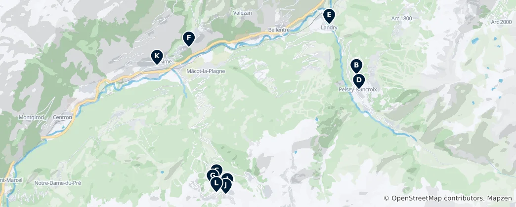 Map of Alpine Stays