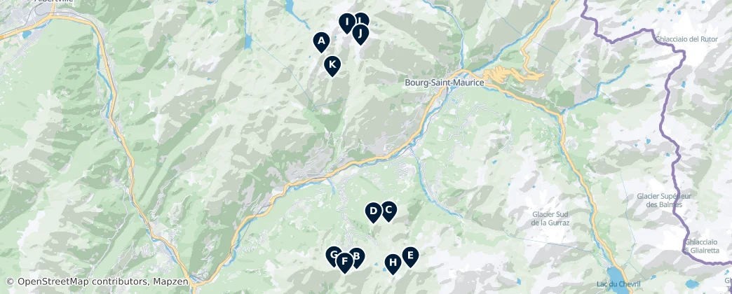 Mountain Peaks & Views — Map