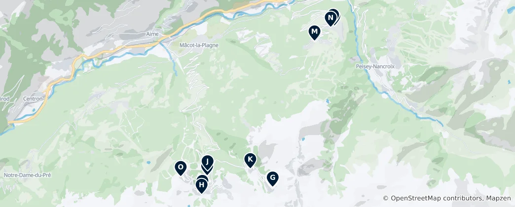 Map of Ski & Outdoor Gear