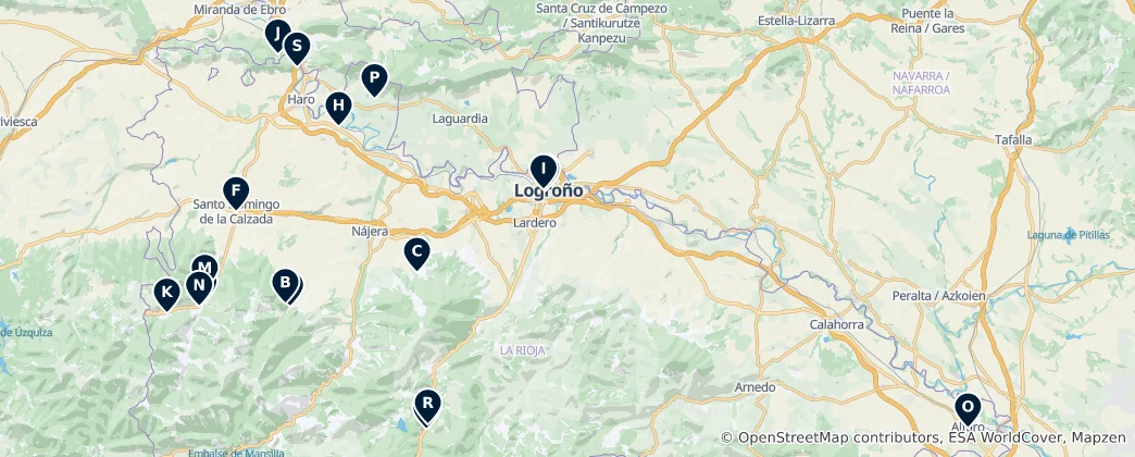 Mapa Historic Religious Sites