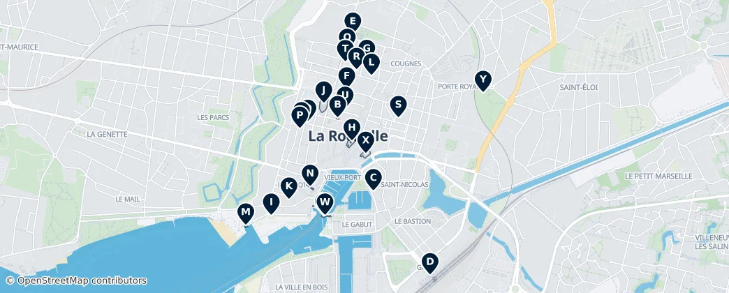 La Rochelle Heritage Trail — Map