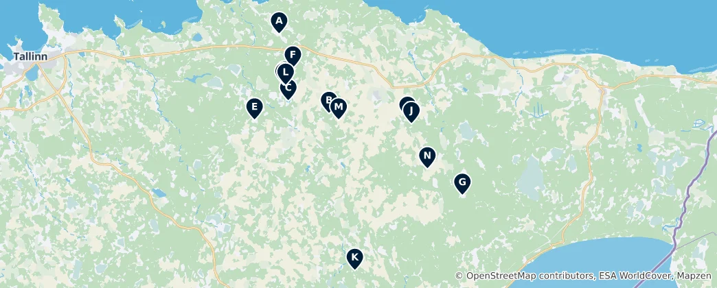 Map of Nature Trails and Wetlands
