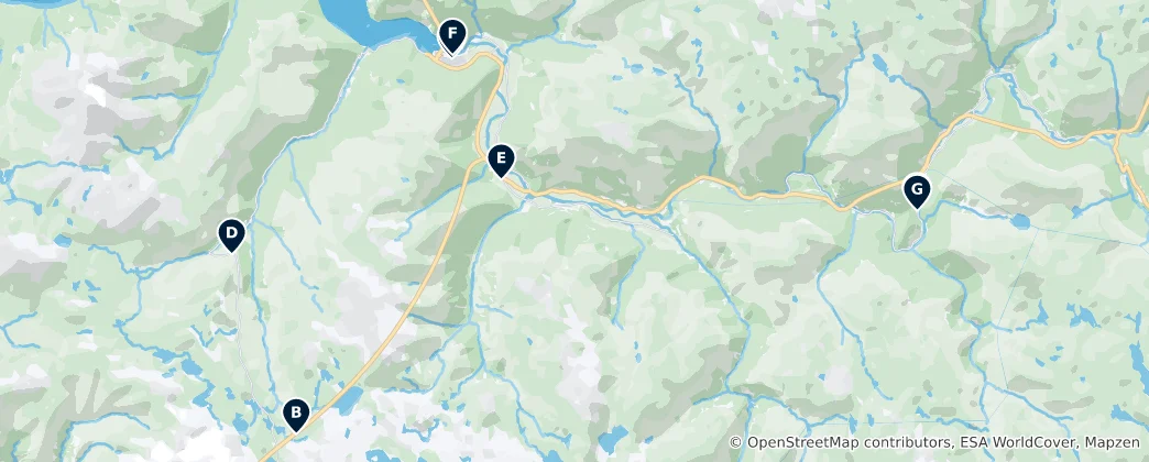 Mapa Lærdal Essentials