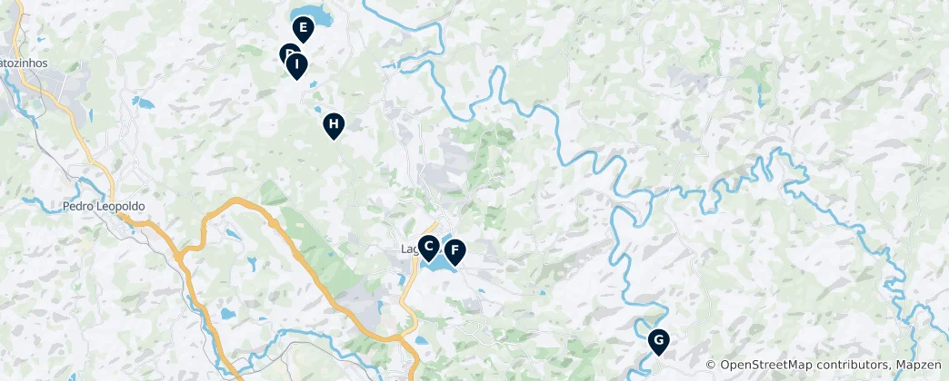 Mapa Lagoa Santa Essentials