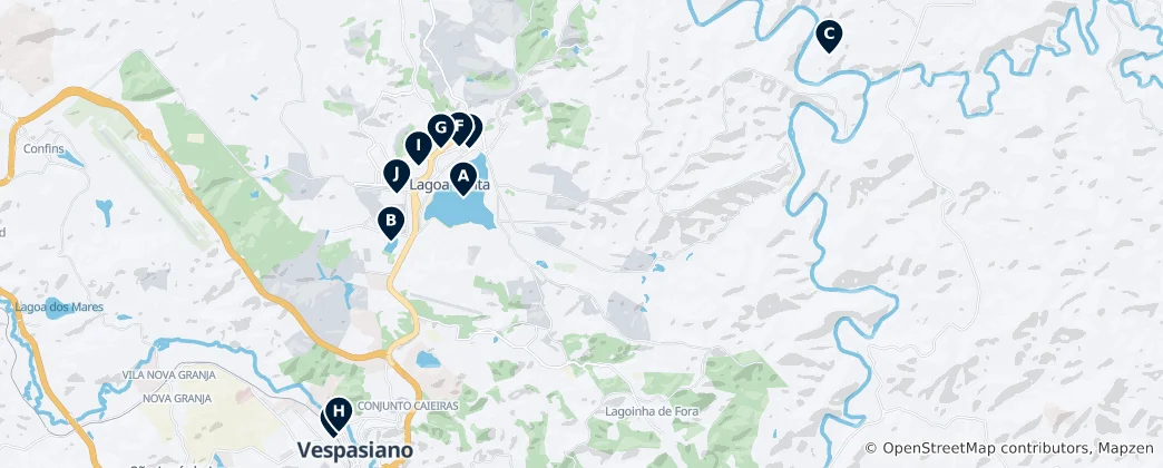 Mapa Parks & Nature