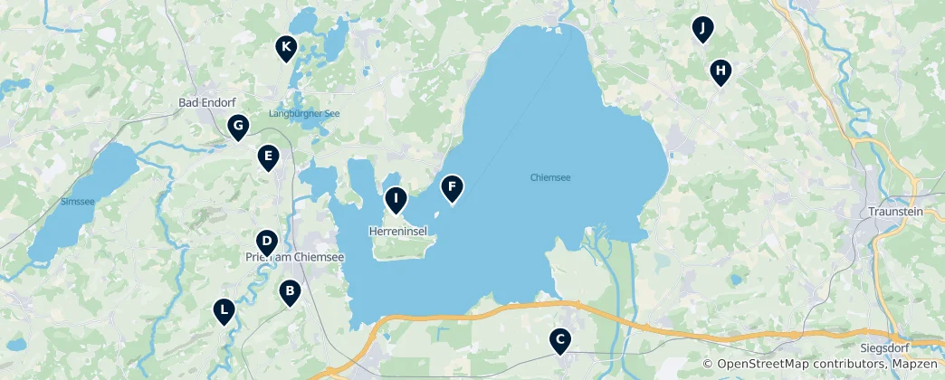 Map of Historic Churches & Shrines