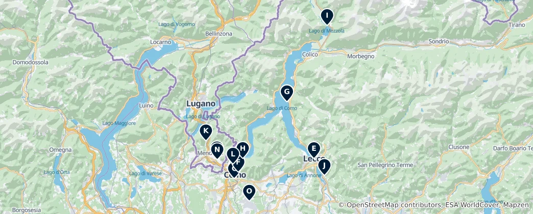Carte de Historic Religious Sites