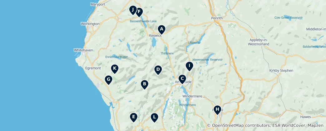 Mappa di Archaeological Sites