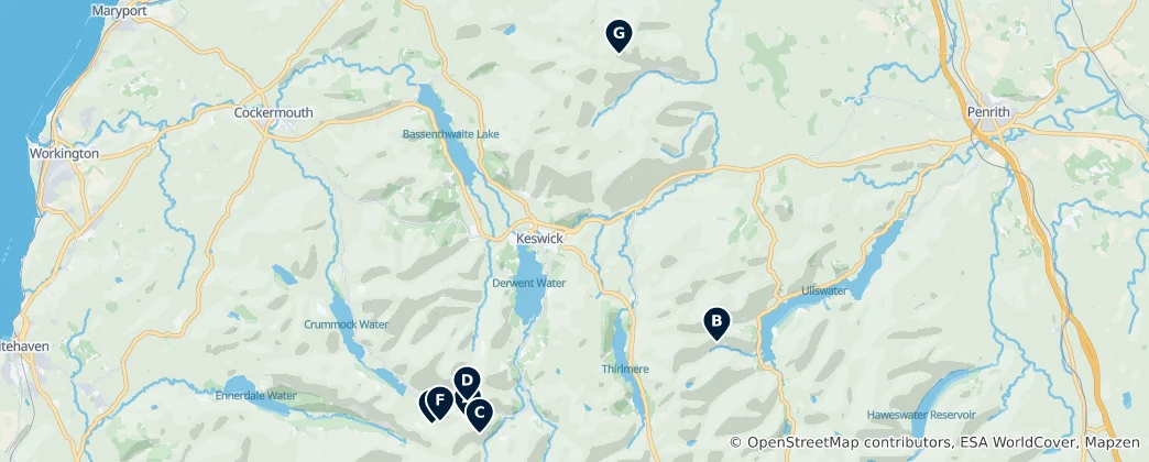 Map of Hidden Mines and Bothies