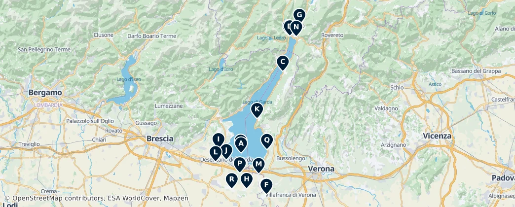 Historic Castles & Forts — Map