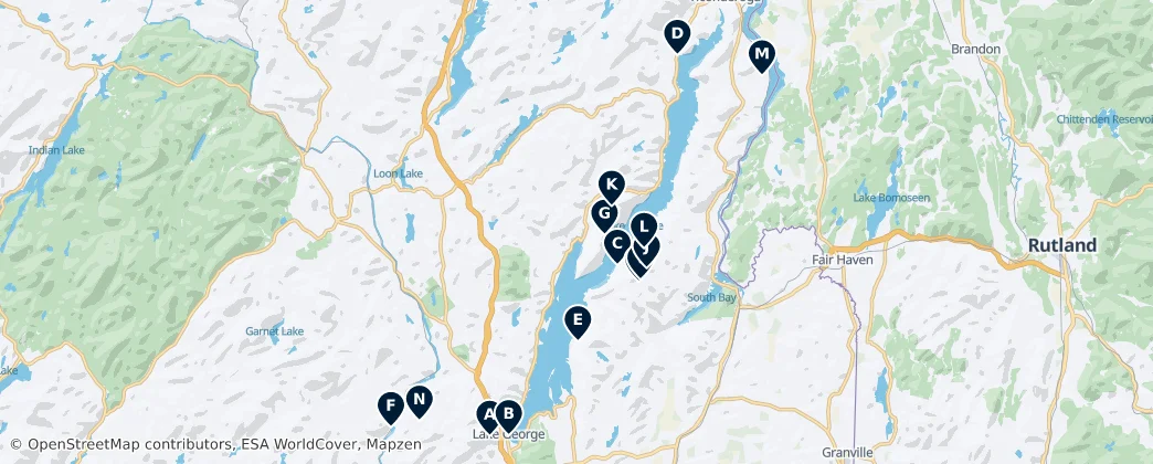 Map of Camping and Outdoors