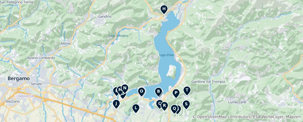 Mapa De Historic Structures of the Region