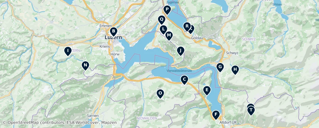 Map of Swiss Regional Cuisine Delights