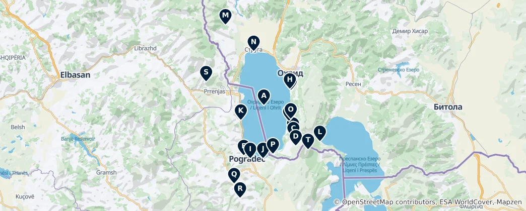 Mappa di Nature and Views