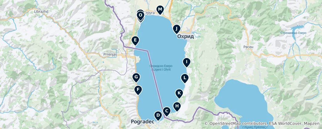 Map of Top Campsites and Caravan Sites