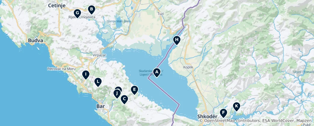 Mapa Nature and Viewpoints