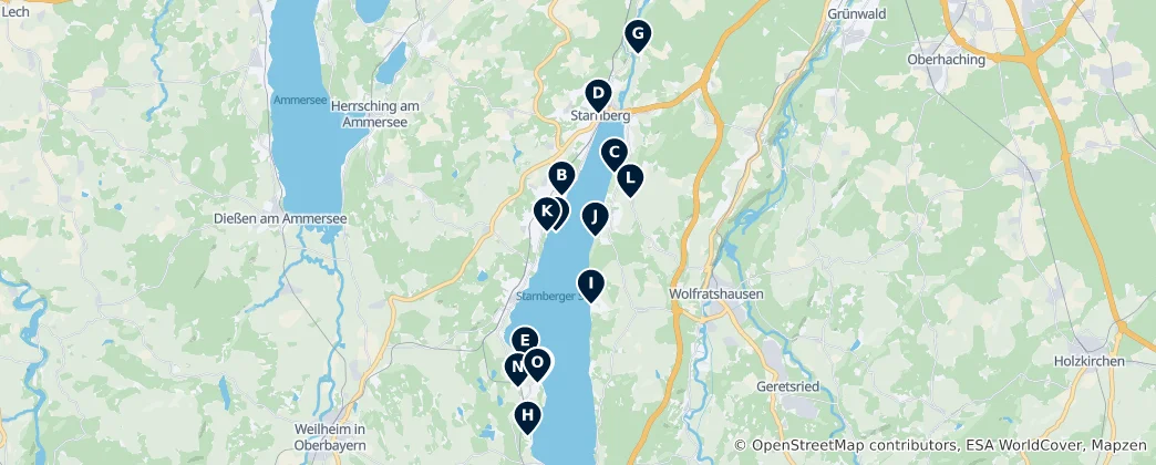 Térkép: Heritage Sites & Castles