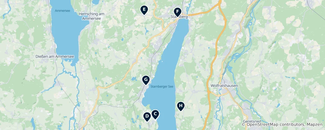 Map of Historic Churches and Monasteries