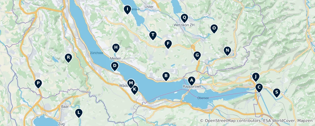 Map of Castles and Ruins