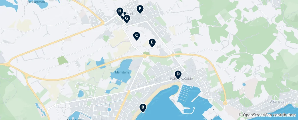 Mapa Alcúdia's Absolute Essentials