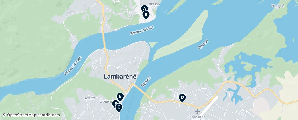 Lambaréné Essentials — 지도