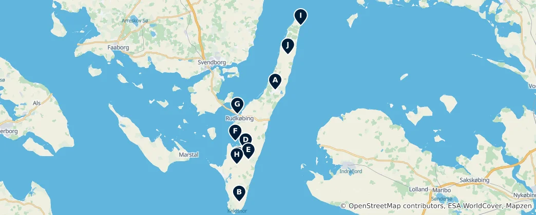 Mapa Langeland Essentials