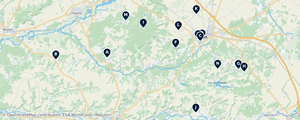 Fortifications & Ruins – Mapa