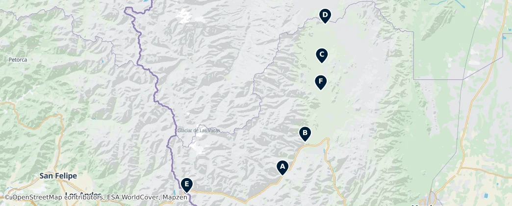 Historical Heritage Sites – Mapa