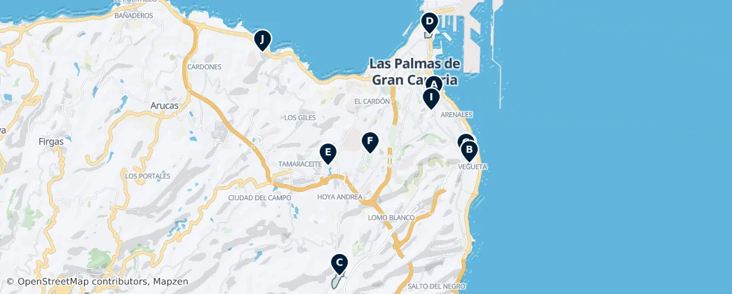 Parks & Gardens — Mapa