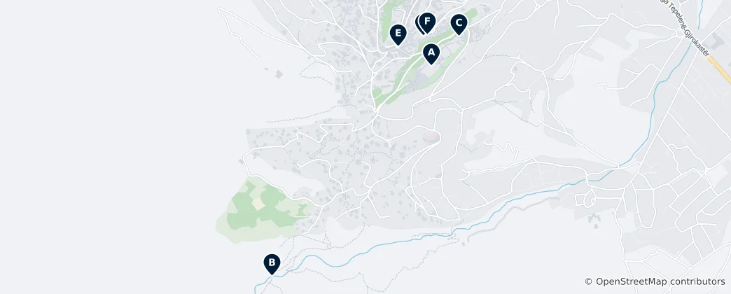 Mapa Gjirokastër Highlights