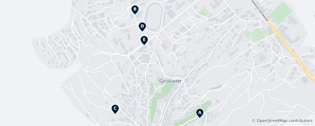 Mapa Gjirokastër