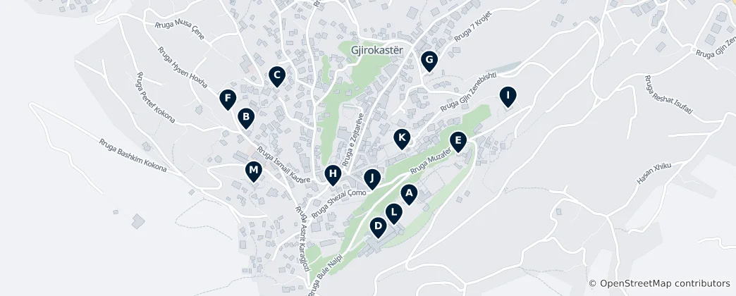 Mapa Historic Sites