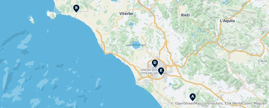 Map of Hidden Gems