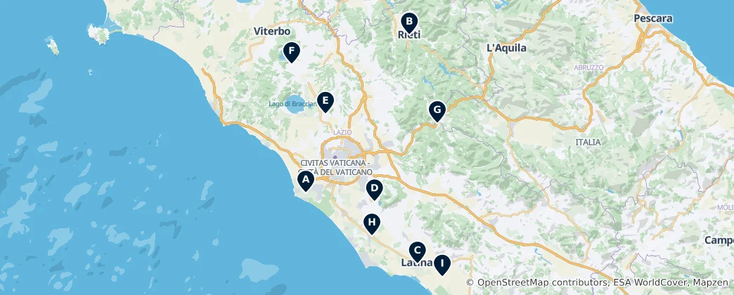 Map of Historic Theatres & Opera