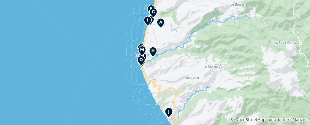 Mappa di Le Carbet's Essential Treasures