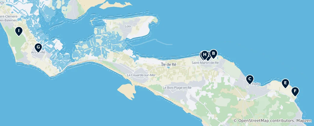 Map of Regional Heritage Sites