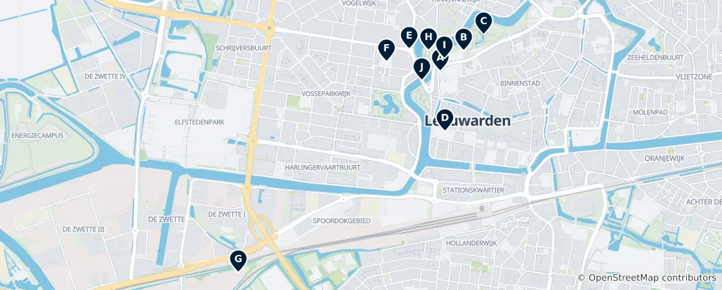 Mapa De Leeuwarden Essentials