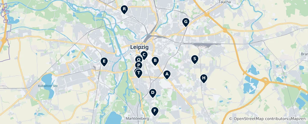 Mapa de Leipzig's Regional Heritage