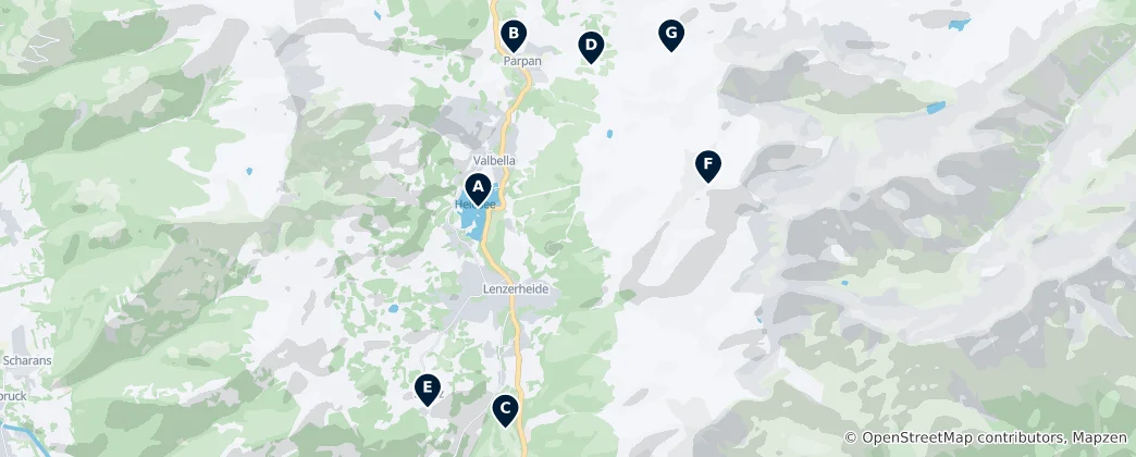 Mapa Lenzerheide Essentials