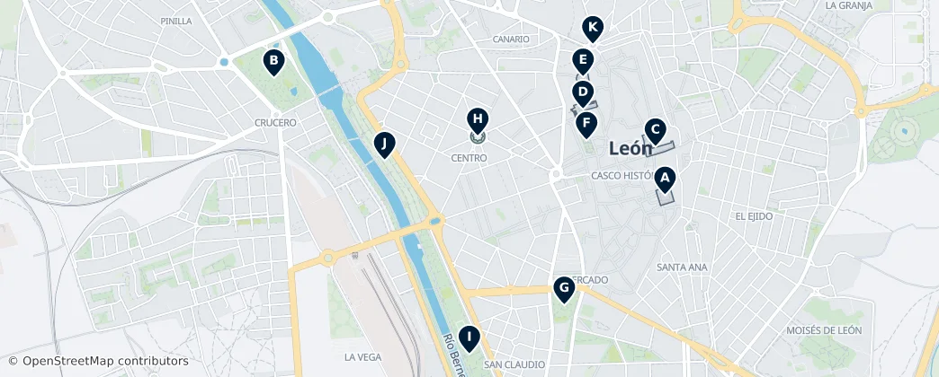 Parks & Squares – Mapa