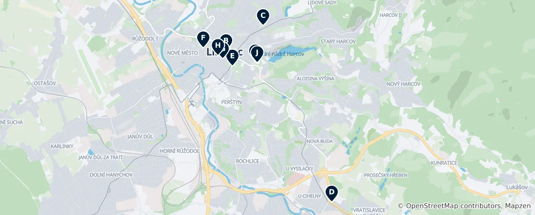Mapa Heritage & Landmarks