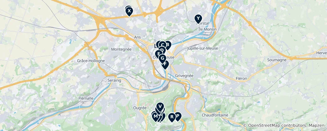 Mapa De Liège's Public Art