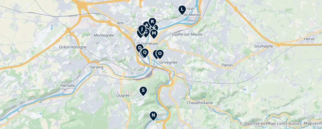 Mappa di Regional Culinary Delights