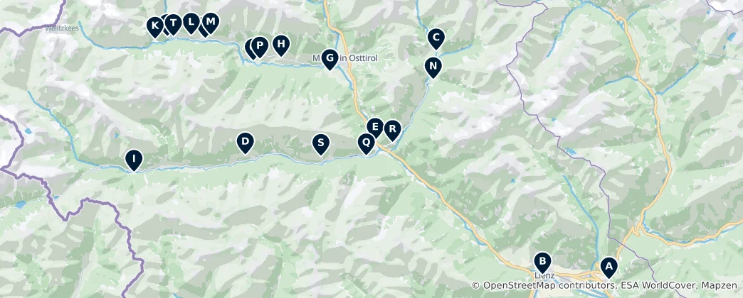 Mappa di Historic Catholic Churches and Chapels