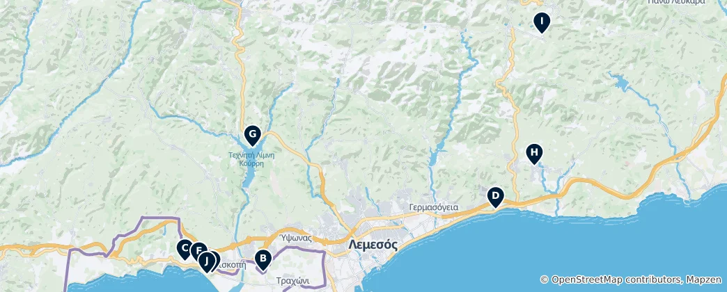 Map of Ancient Ruins & Archaeological Sites