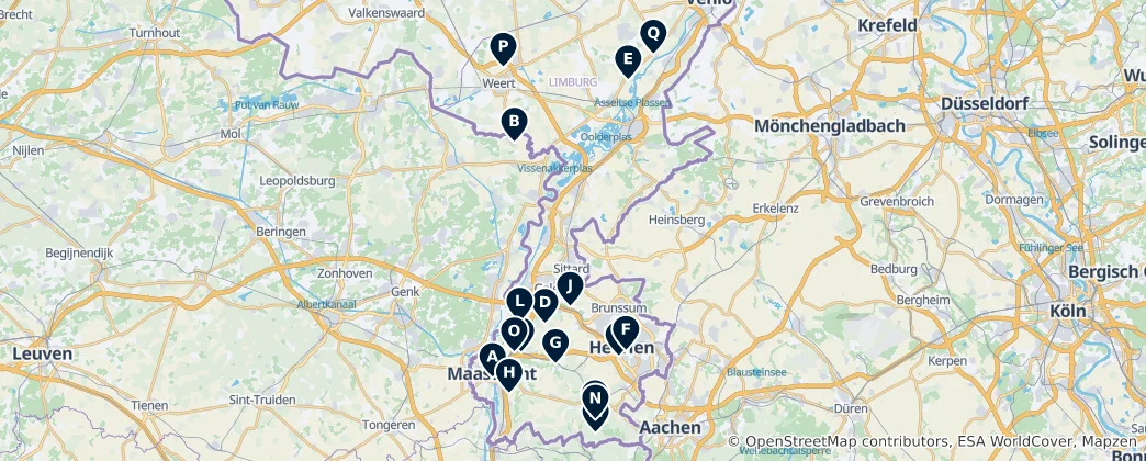 Carte de Historic Windmills & Watermills